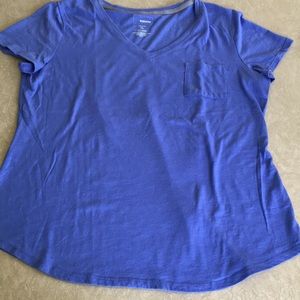 Sonoma periwinkle tee, shirt sleeve, XL